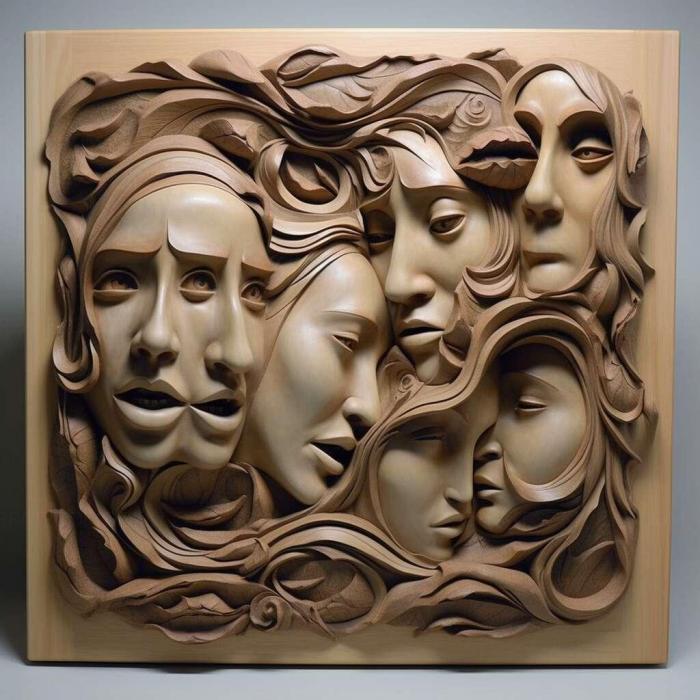 نموذج ثلاثي الأبعاد لآلة CNC 3D Art 